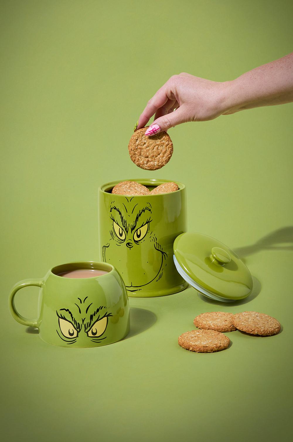 Pigiama Boyfriend Doctor Seuss Il Grinch - Rosso - Donna - Foto 11